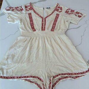 Romper shorts Embroidered  XL